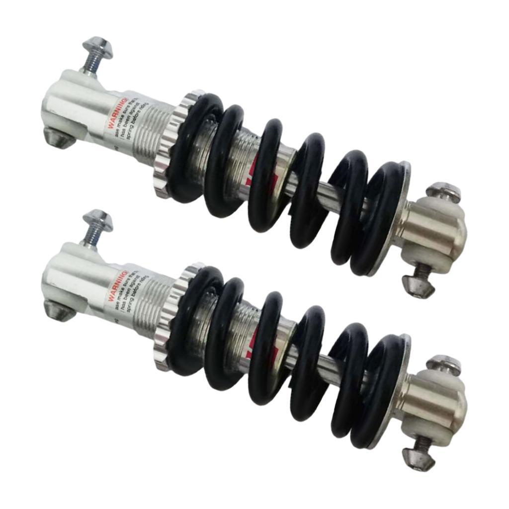 Mountain Biking For Beginners - 2-teilige Mountainbike-Stoßdämpfer, vielseitige Aluminium-Stahl-Werkzeuge, Fahrrad-Stoßdämpfer hinten