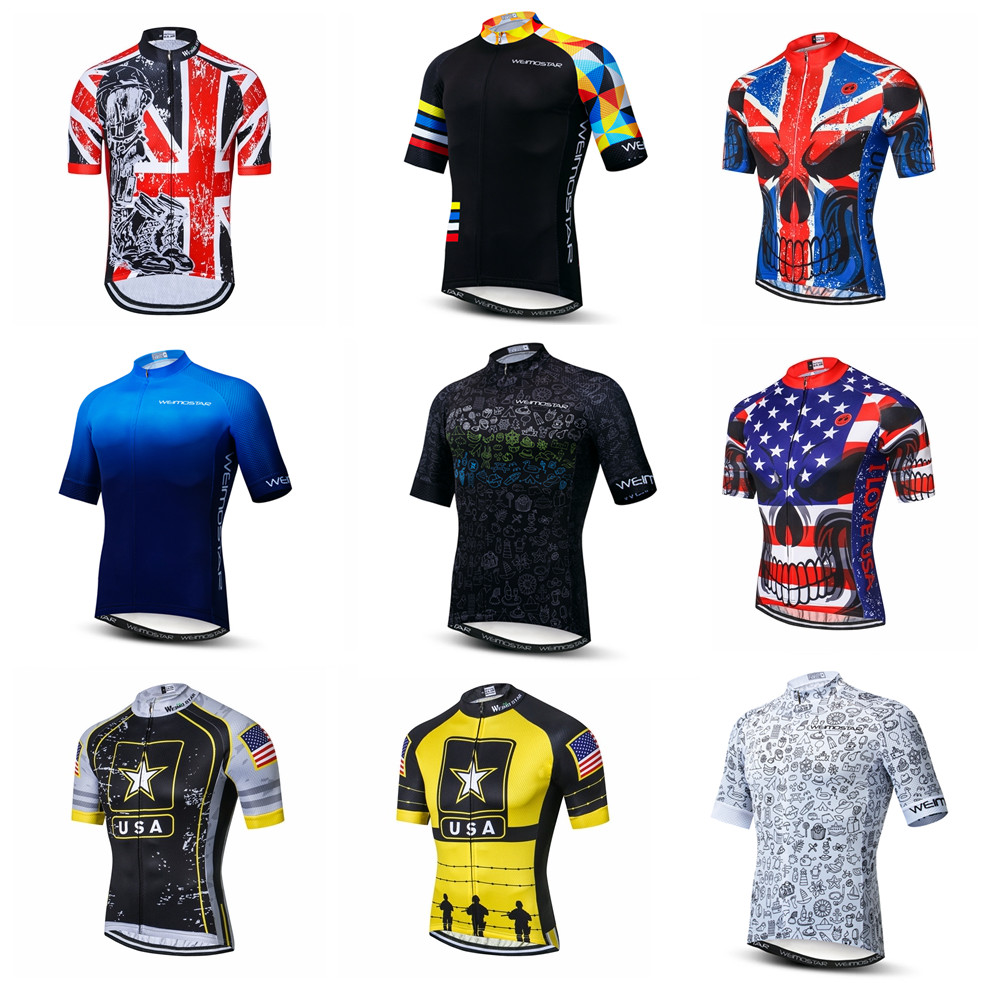 Mountain Biking In The Uk - Radfahren jersey männer Bike trikots kurzarm