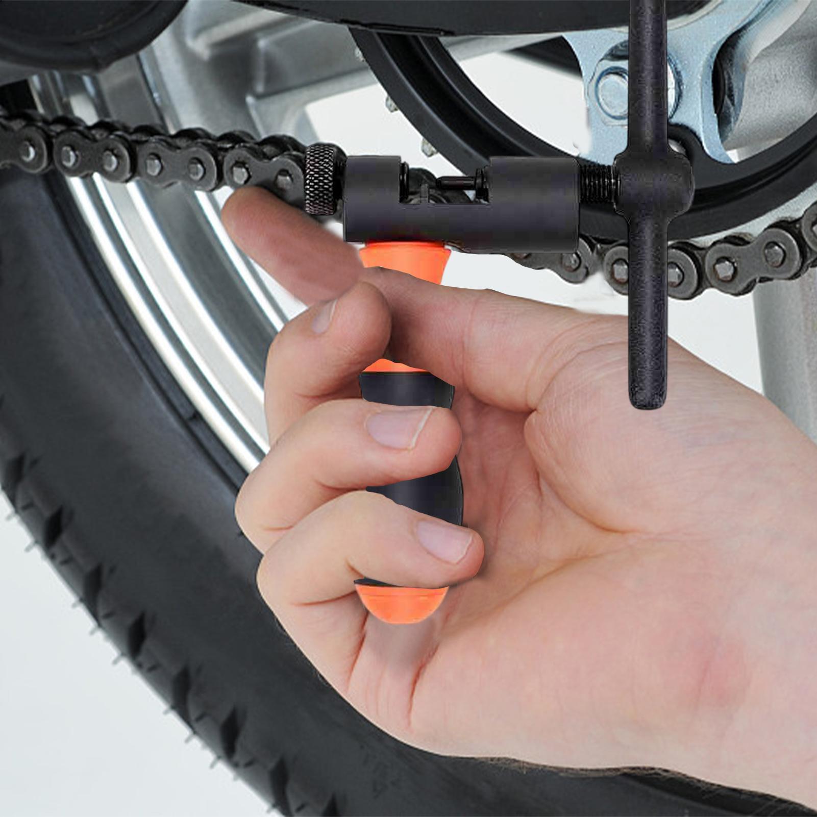 Mountain Biking For Beginners - Fahrradkettenbrecher-Werkzeug, 1–12 Gänge, Fahrradketten-Werkzeug zur Reparatur