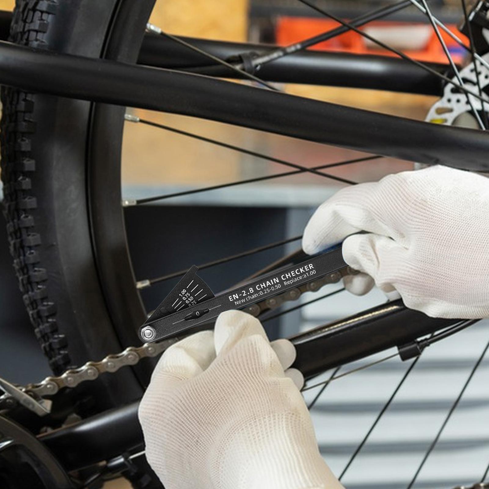 Mountain Biking For Beginners - Fahrradkette Verschleißanzeige Werkzeug Rennrad Verschleißanzeige Professionelles