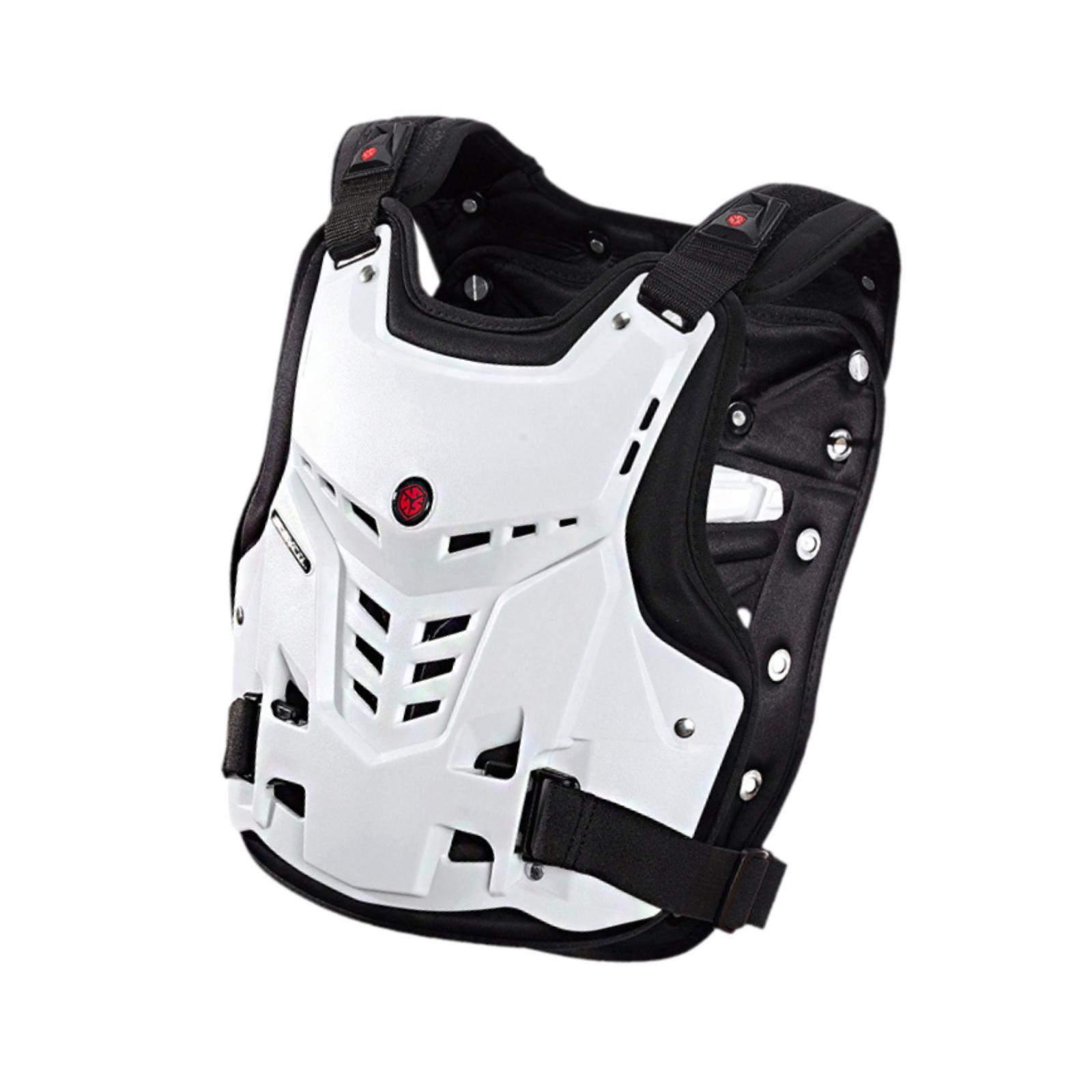 Mountain Biking Chest Protector - Brustschutz Motocross-Ausrüstung Verstellbarer Erwachsenen-Motorrad-Brust- und Rückenschutz
